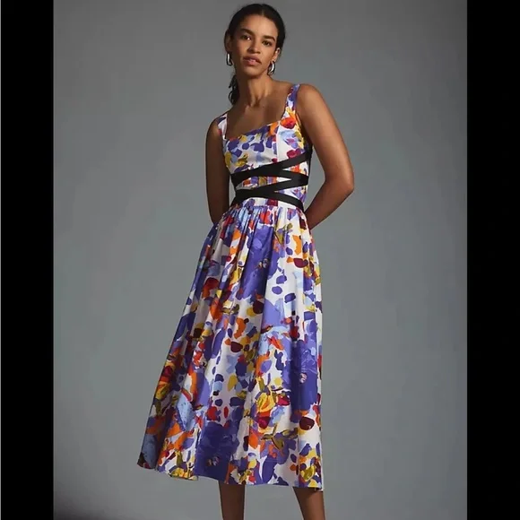 norseman midi dress Navy Imogen Solid Midi Dress